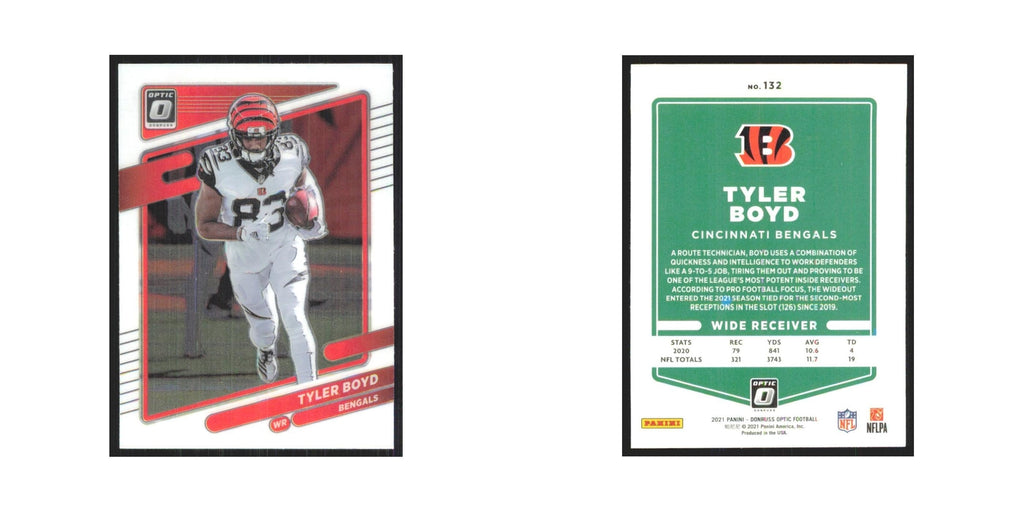 2021 Donruss Optic Tyler Boyd Bengals #132