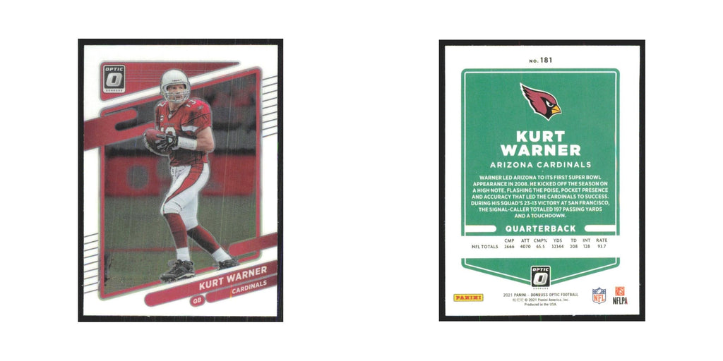 2021 Donruss Optic Kurt Warner Cardinals #181