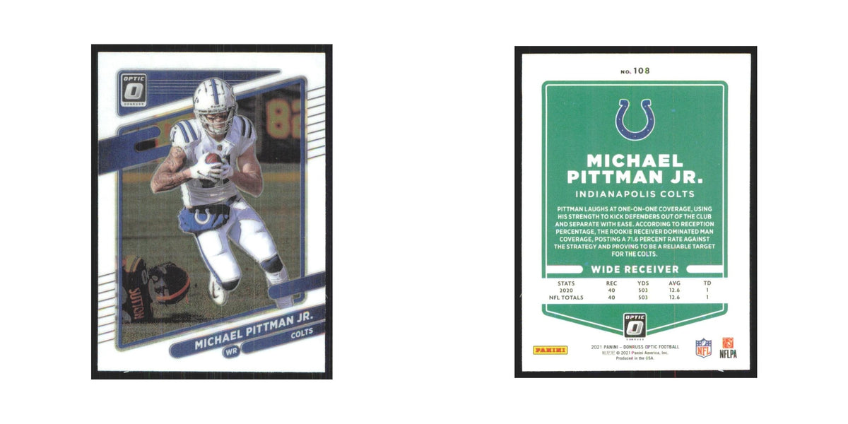 2021 Donruss Optic Michael Pittman Jr. Colts #108