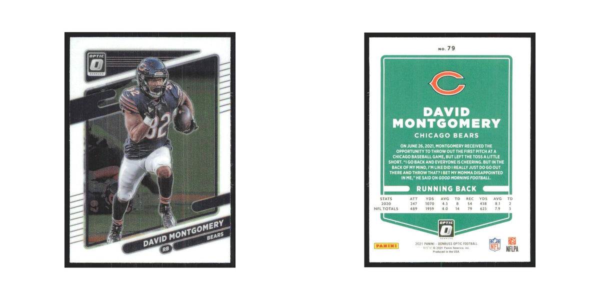 2021 Donruss Optic David Montgomery Bears #79
