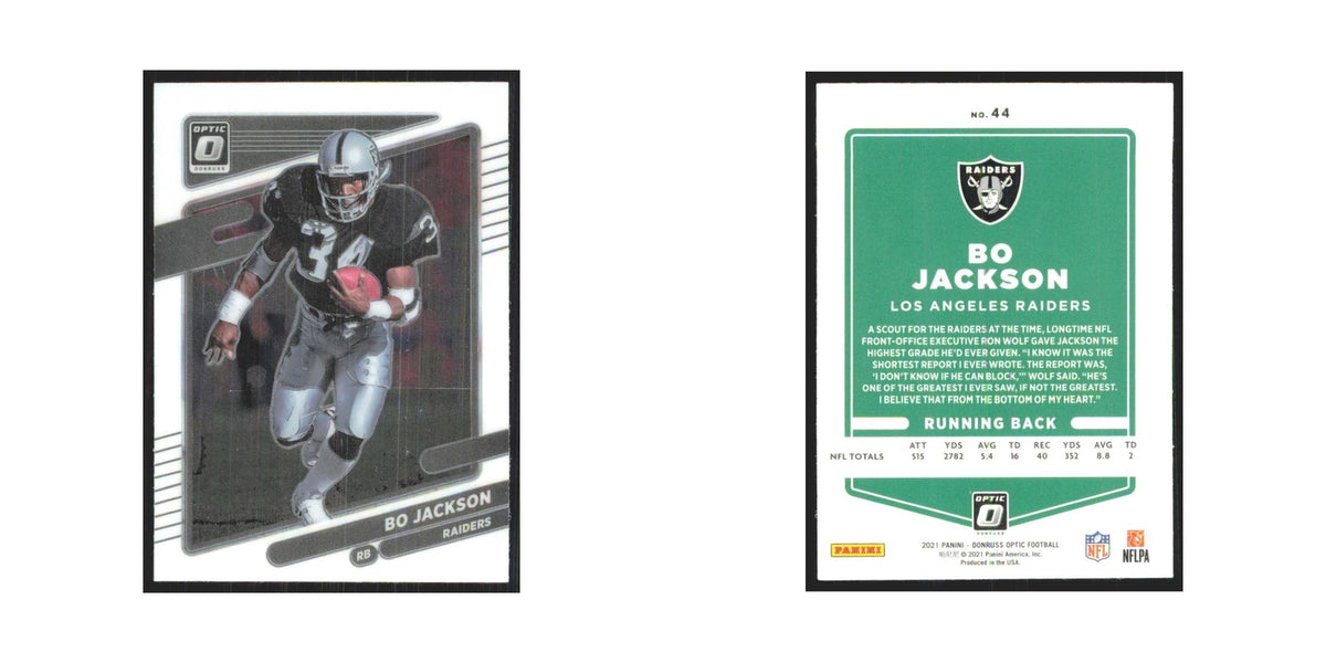 2021 Donruss Optic Bo Jackson Los Angeles Raiders #44