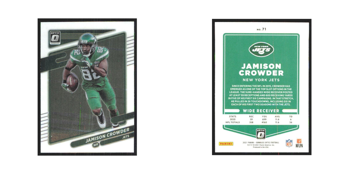 2021 Donruss Optic Jamison Crowder Jets #71