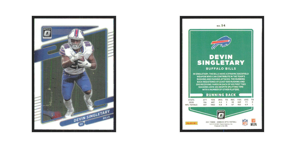 2021 Donruss Optic Devin Singletary Bills #54