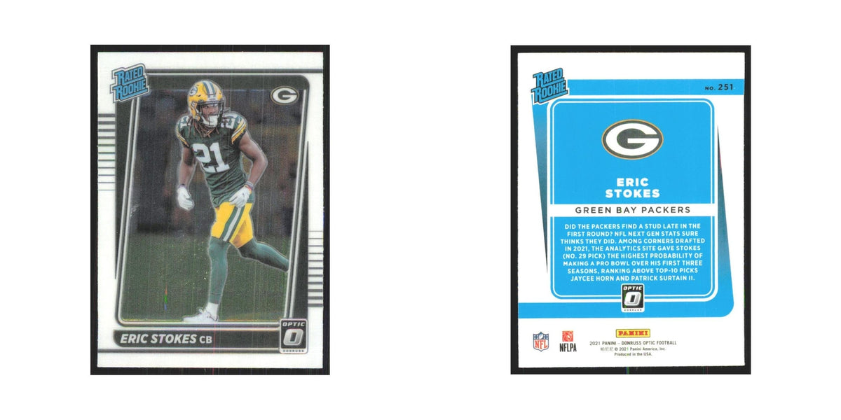 2021 Donruss Optic Eric Stokes RC Packers #251
