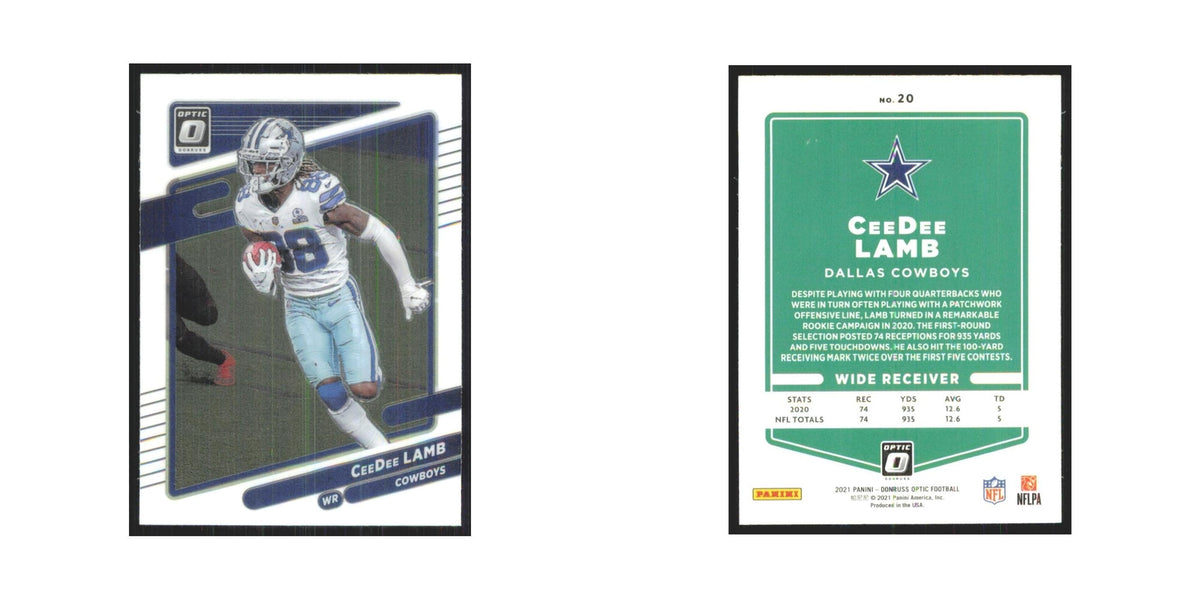 2021 Donruss Optic CeeDee Lamb Cowboys #20