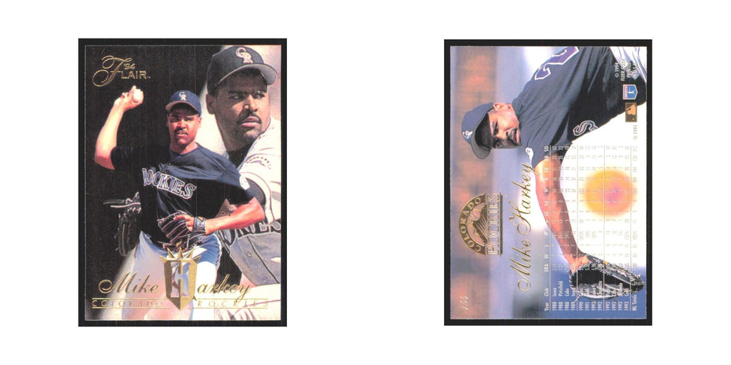 1994 Flair Mike Harkey Rockies #154.0