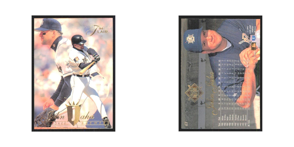 1994 Flair John Jaha Brewers #68.0