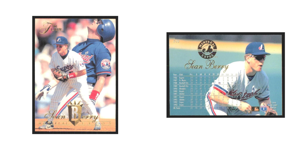 1994 Flair Sean Berry Montreal Expos #186.0