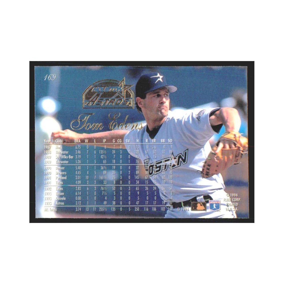 1994 Flair Tom Edens Astros #169.0