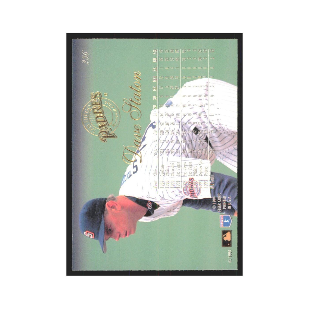 1994 Flair Dave Staton Padres #236.0