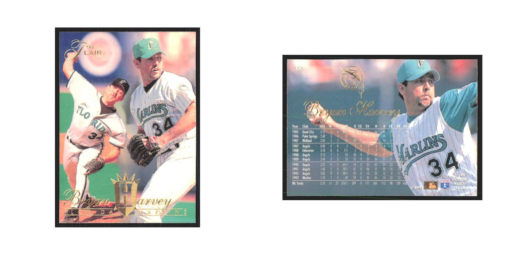 1994 Flair Bryan Harvey Florida Marlins #164.0