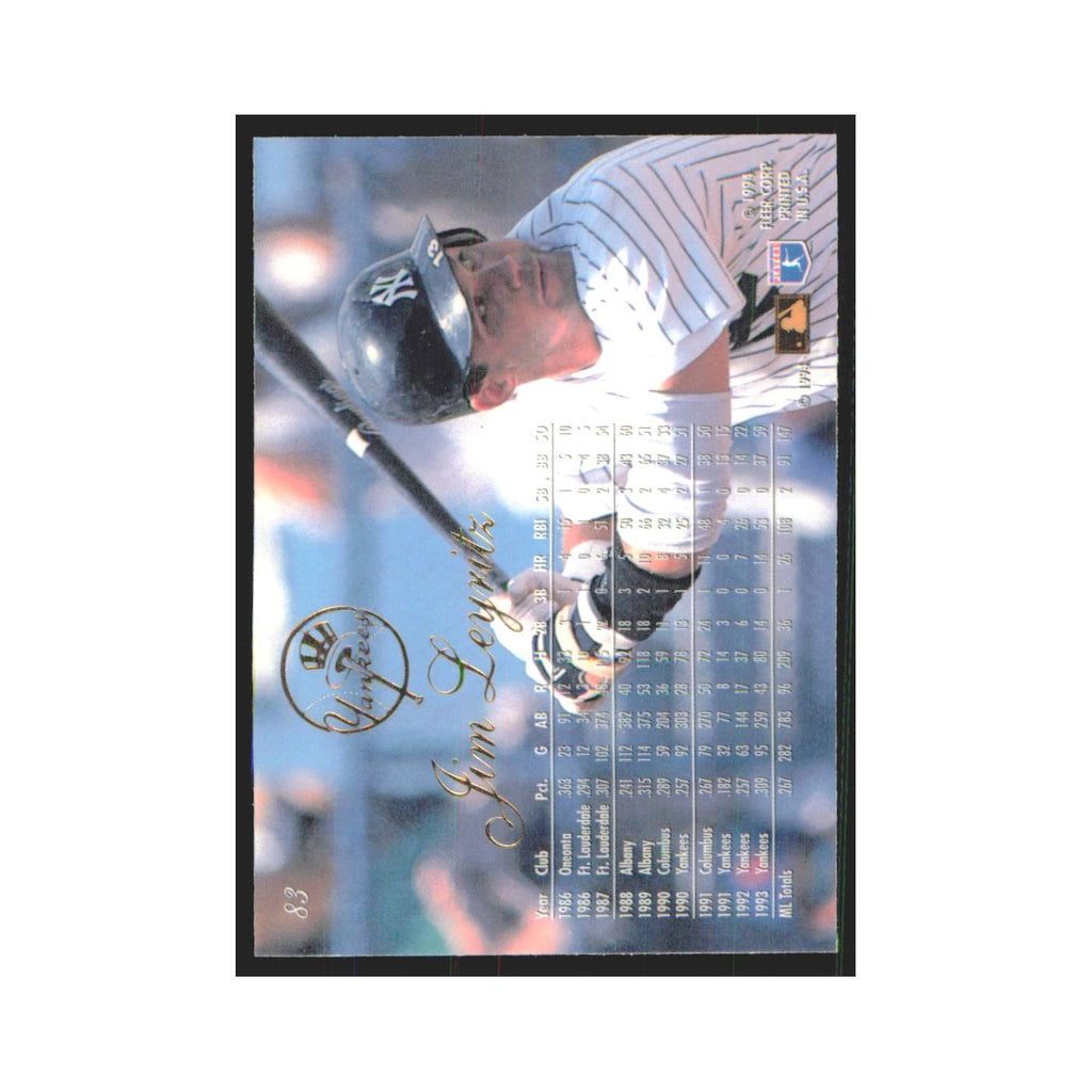 1994 Flair Jim Leyritz Yankees #83.0