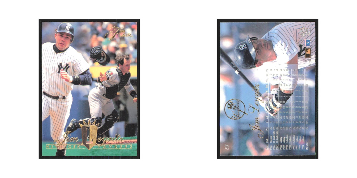 1994 Flair Jim Leyritz Yankees #83.0