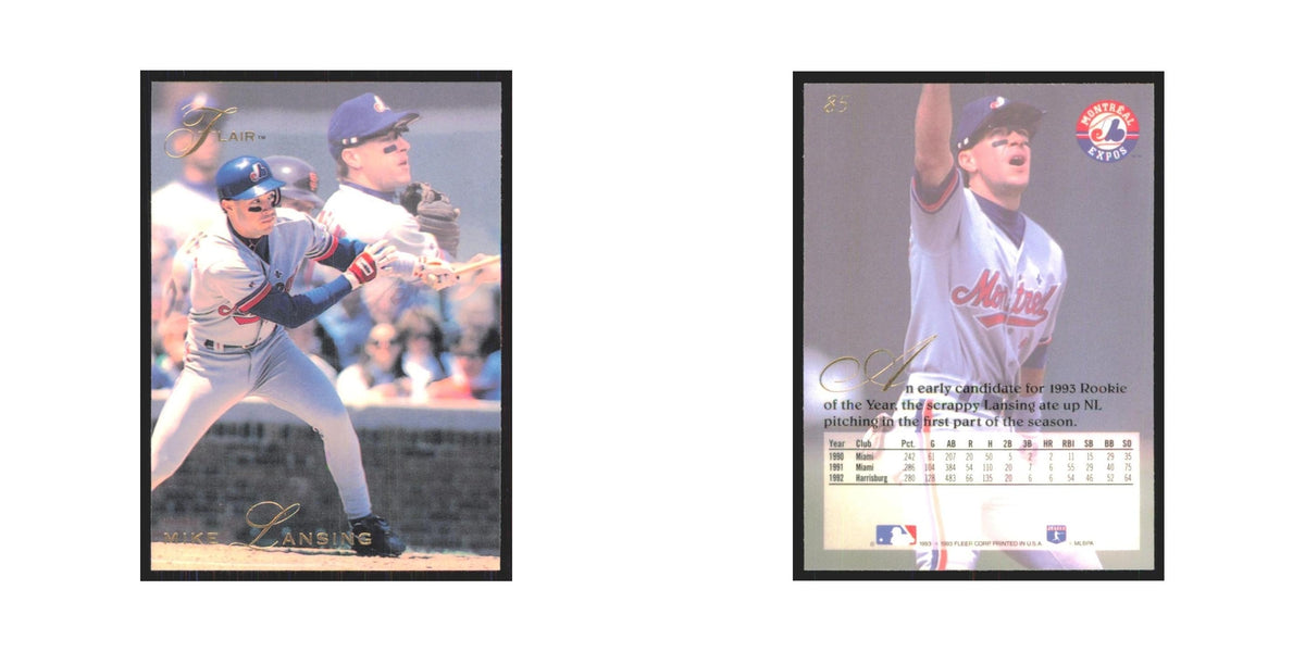 1994 Flair Mike Lansing Montreal Expos #85.0