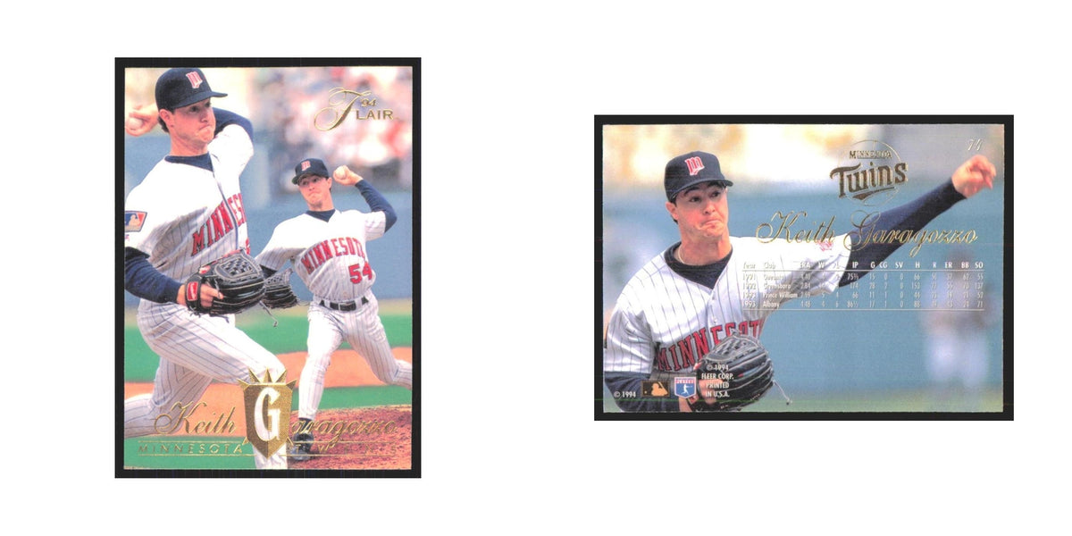 1994 Flair Keith Garagozzo Twins #74.0