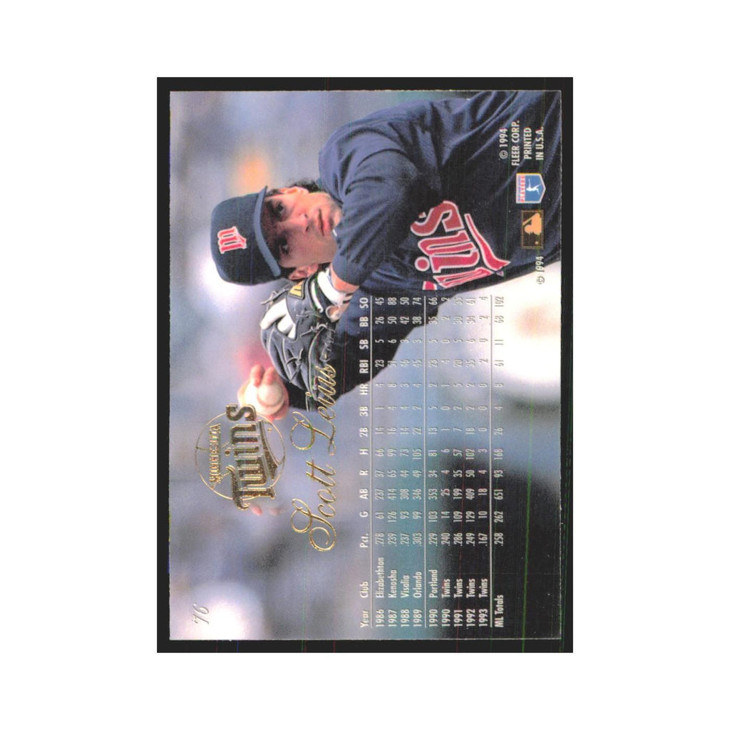 1994 Flair Scott Leius Twins #76.0