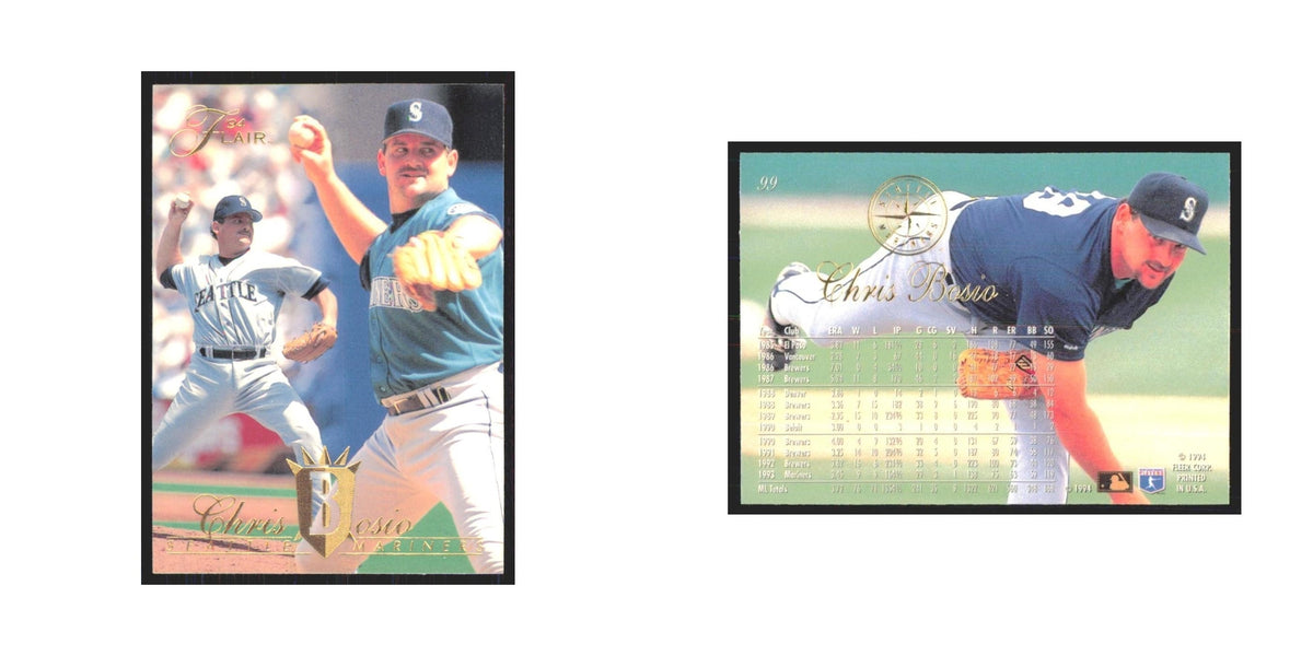 1994 Flair Chris Besio Mariners #99.0