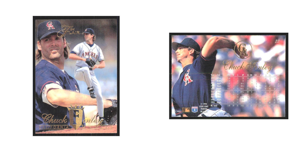 1994 Flair Chuck Finley Angels #22.0