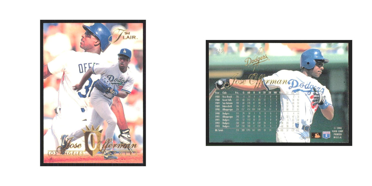 1994 Flair Jose Offerman Dodgers #180.0