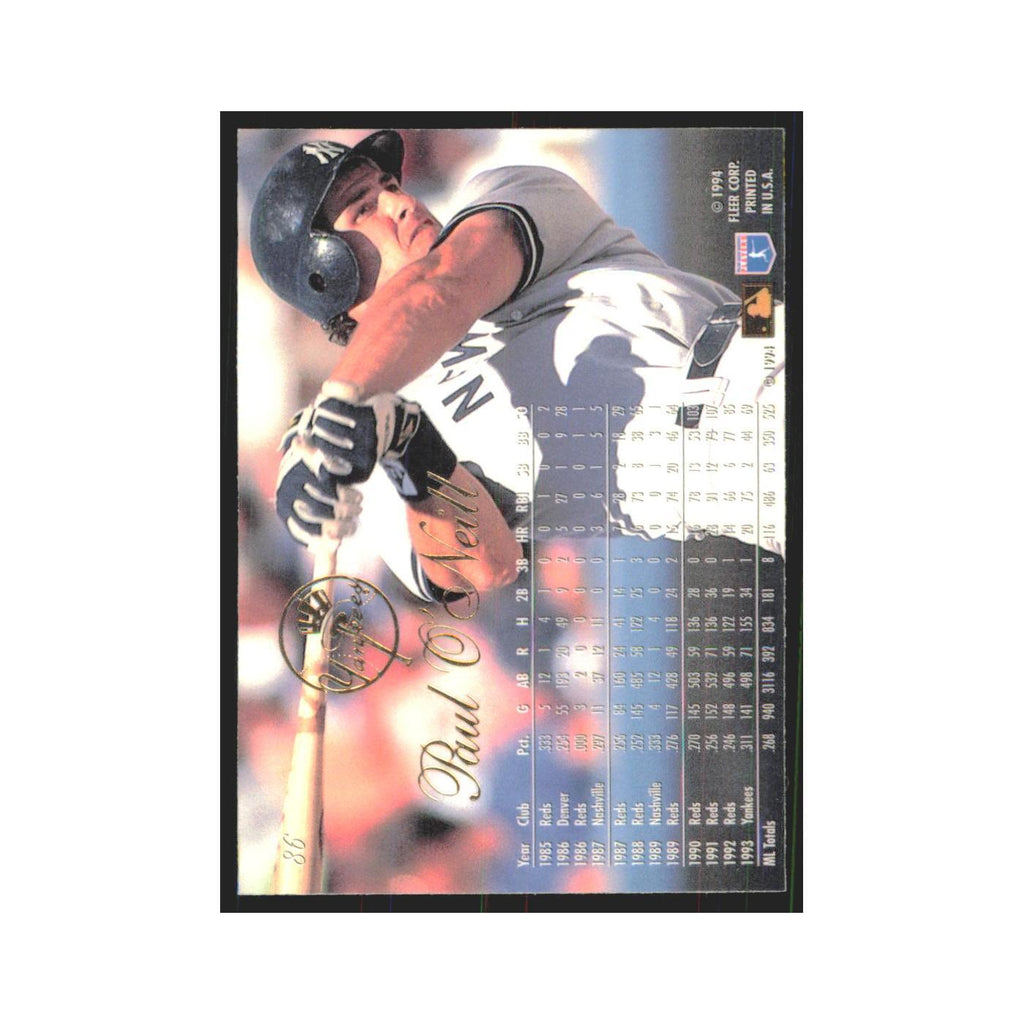 1994 Flair Paul O'Neill Yankees #86.0
