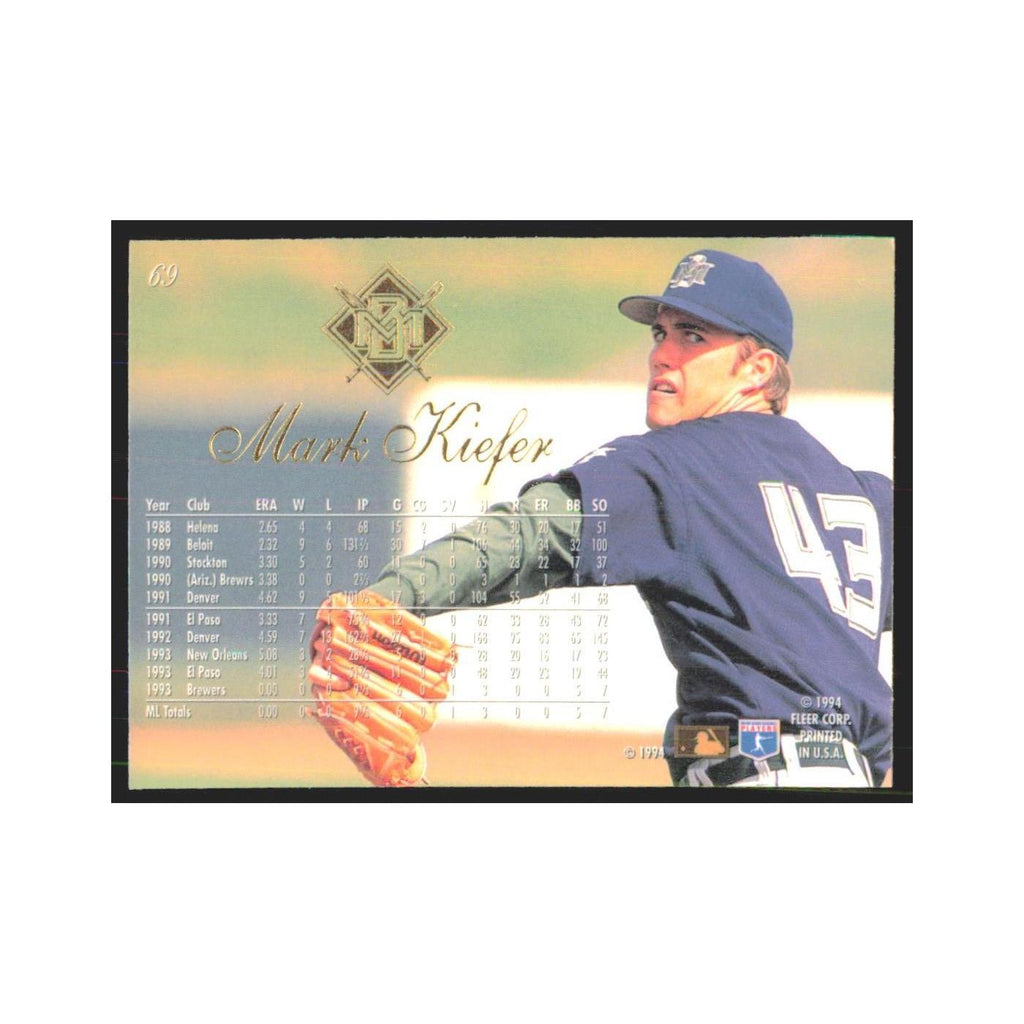 1994 Flair Mark Kiefer Brewers #69.0