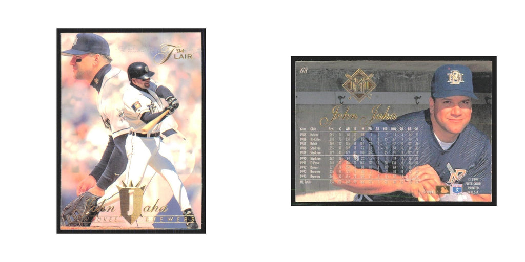 1994 Flair John Jaha Brewers #68.0