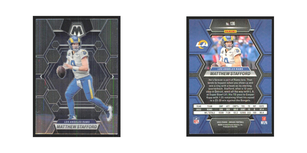 2023 Mosaic Matthew Stafford Rams #136