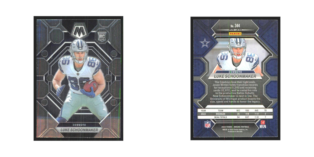 2023 Mosaic Luke Schoonmaker RC Cowboys #344