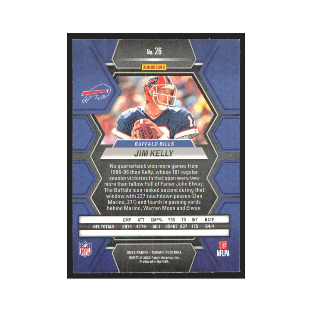 2023 Mosaic Jim Kelly Bills #26