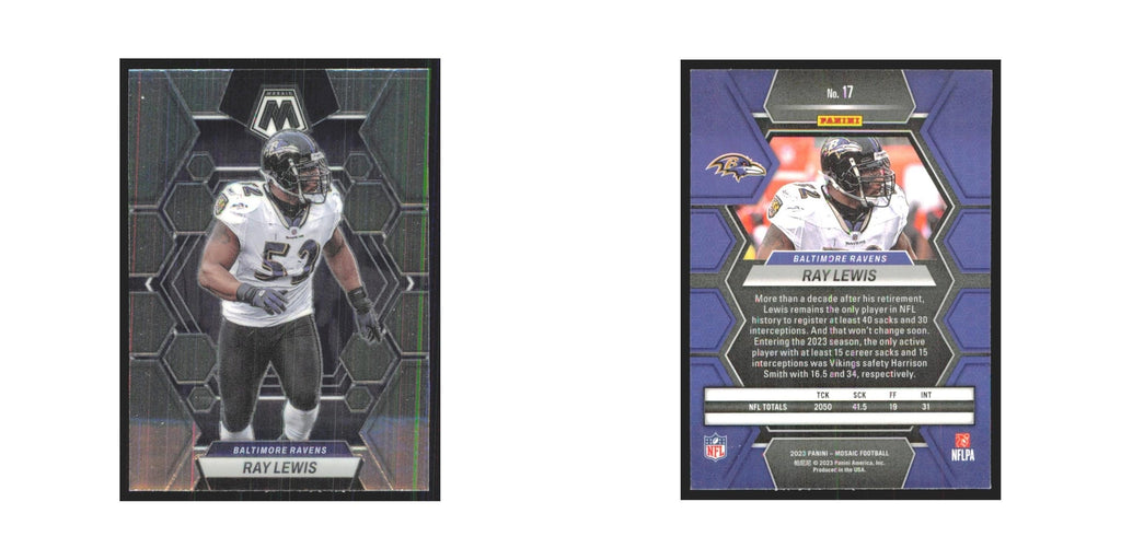 2023 Mosaic Ray Lewis Ravens #17