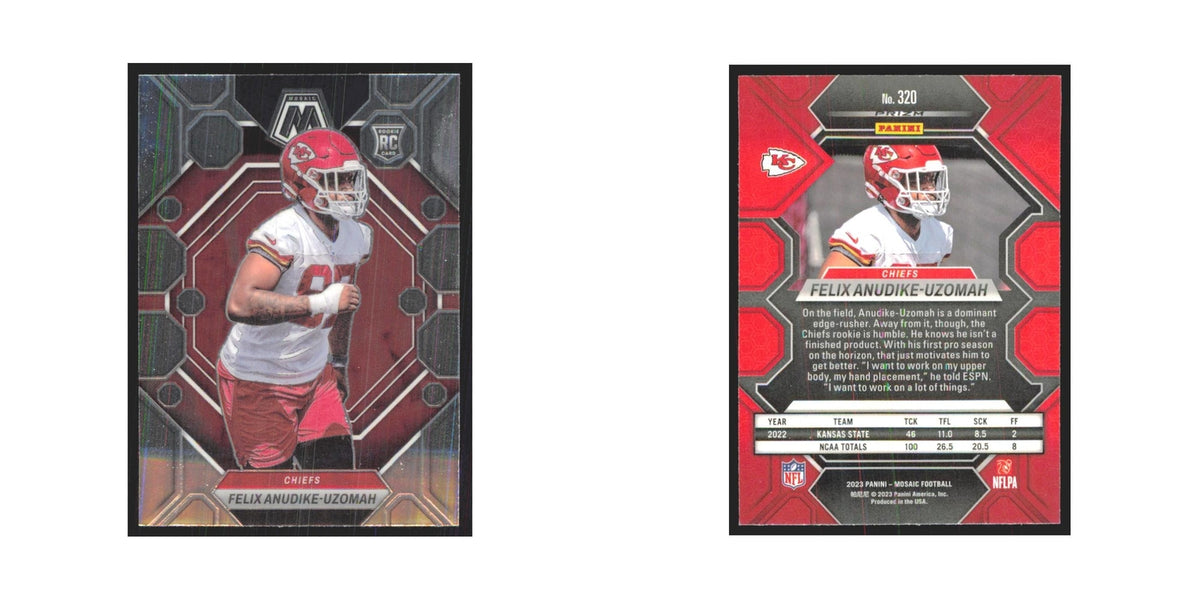 2023 Mosaic Felix Anudike-Uzomah RC Chiefs #320