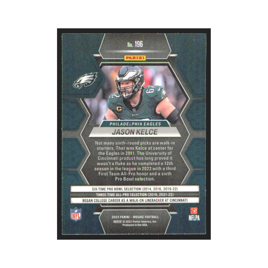 2023 Mosaic Jason Kelce Eagles #196