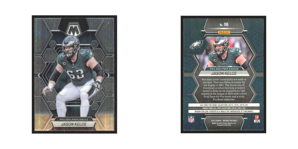 2023 Mosaic Jason Kelce Eagles #196