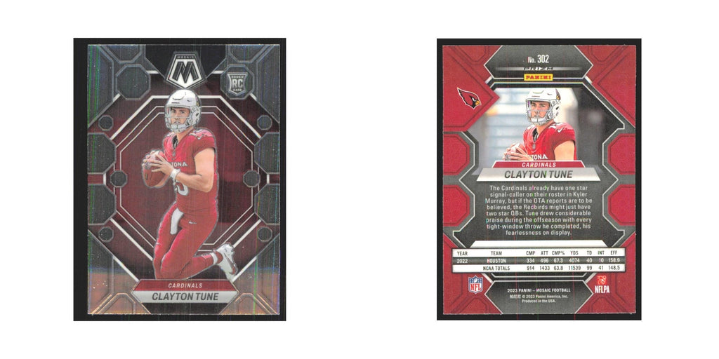 2023 Mosaic Clayton Tune RC Cardinals #302