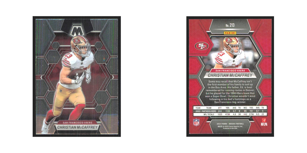 2023 Mosaic Christian McCaffrey 49ers #213