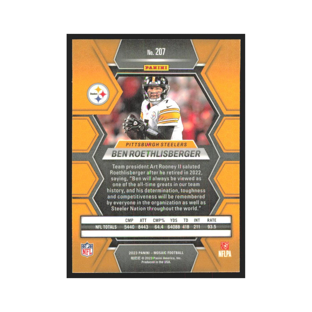2023 Mosaic Ben Roethlisberger Steelers #207