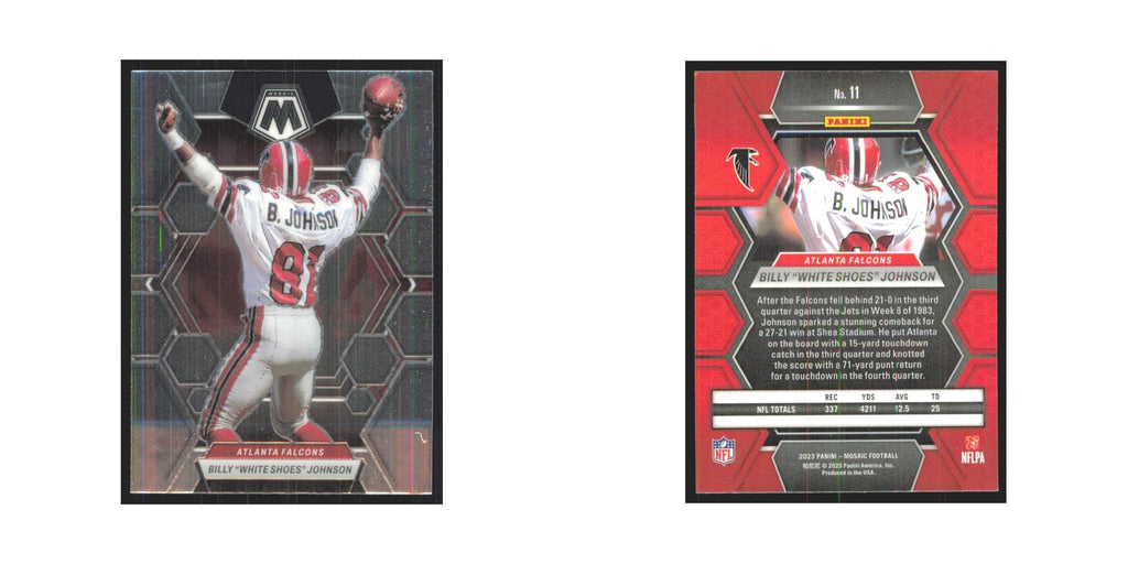 2023 Mosaic Billy Johnson Falcons #11