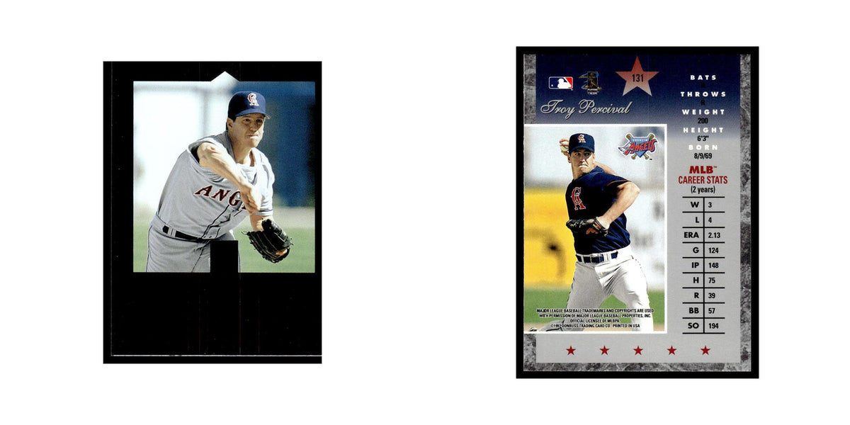 Troy Percival 1997 Donruss Elite #131 Anaheim Angels Baseball Card NM