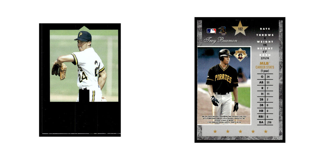 Trey Beamon 1997 Donruss Elite #102 Pittsburgh Pirates Baseball Card NM