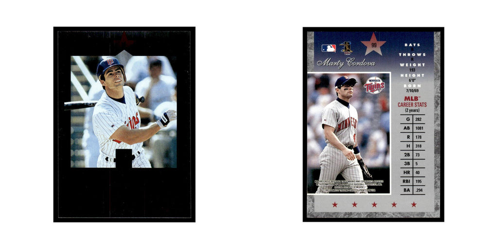 Marty Cordova 1997 Donruss Elite #99 Minnesota Twins Baseball Card NM