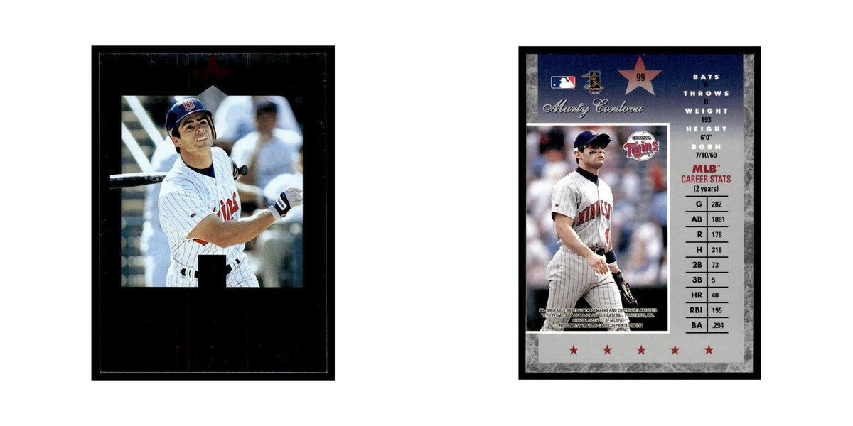Marty Cordova 1997 Donruss Elite #99 Minnesota Twins Baseball Card NM