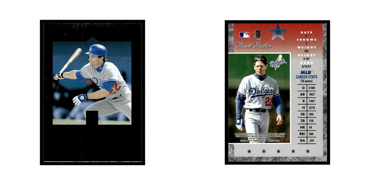 Brett Butler 1997 Donruss Elite #103 Los Angeles Dodgers Baseball Card NM