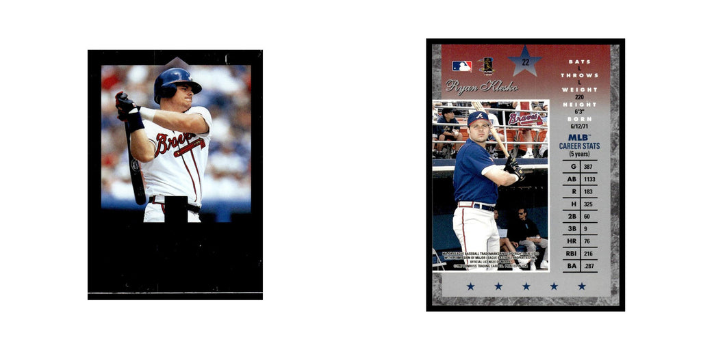 Ryan Klesko 1997 Donruss Elite #22 Atlanta Braves Baseball Card NM