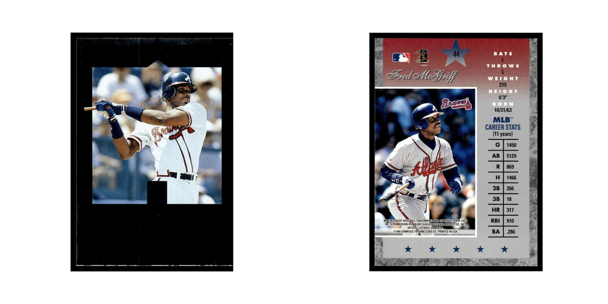 Fred McGriff 1997 Donruss Elite #44 Atlanta Braves Baseball Card NM