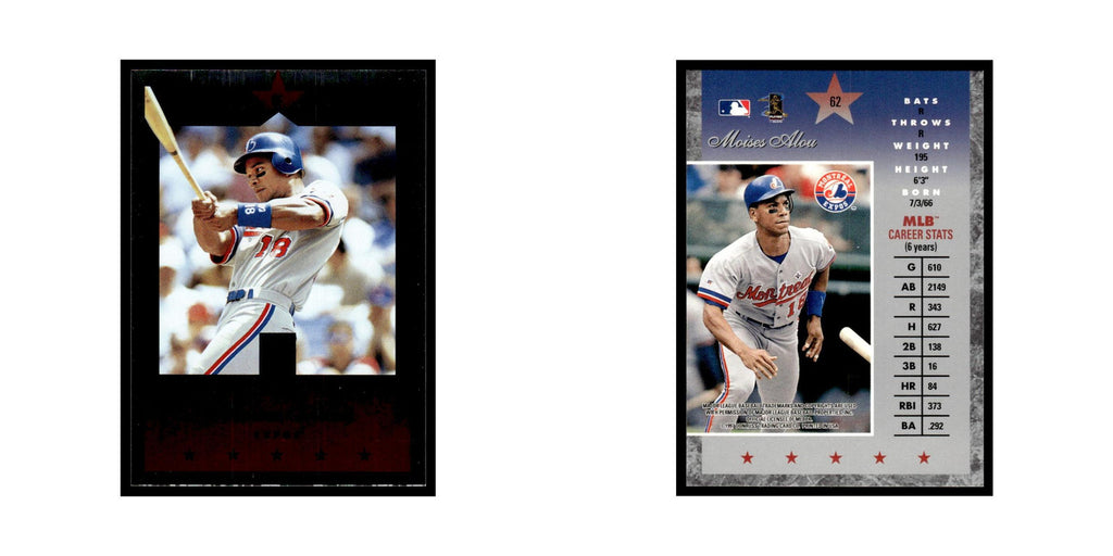 Moises Alou 1997 Donruss Elite #62 Montreal Expos Baseball Card NM