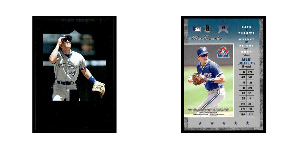 Alex Gonzalez 1997 Donruss Elite #90 Toronto Blue Jays Baseball Card NM