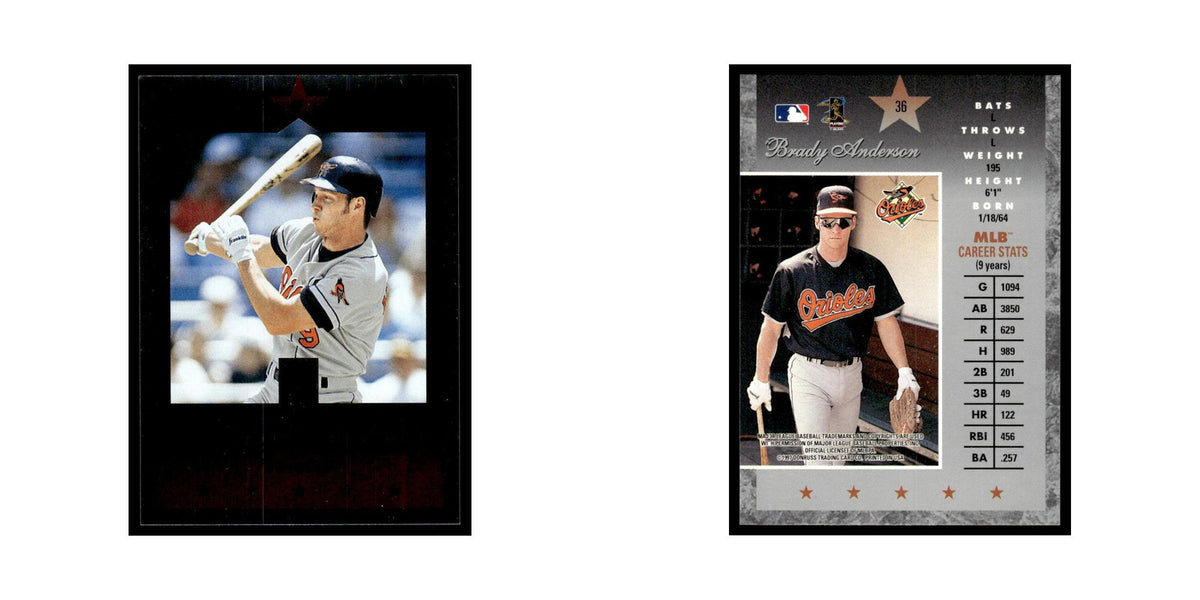 Brady Anderson 1997 Donruss Elite #36 Baltimore Orioles Baseball Card NM