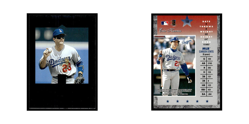 Eric Karros 1997 Donruss Elite #108 Los Angeles Dodgers Baseball Card NM
