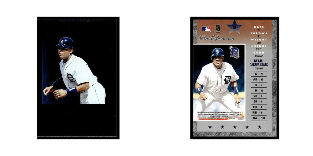Raul Casanova 1997 Donruss Elite #91 Detroit Tigers Baseball Card NM