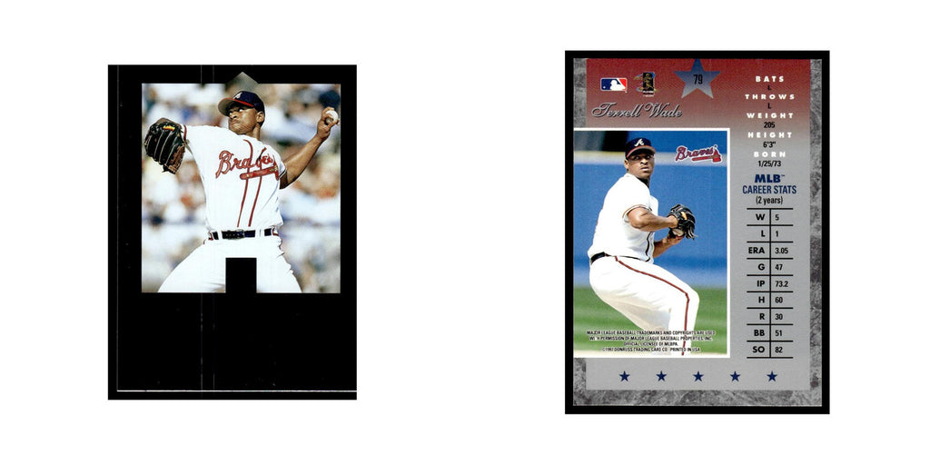 Terrell Wade 1997 Donruss Elite #79 Atlanta Braves Baseball Card NM